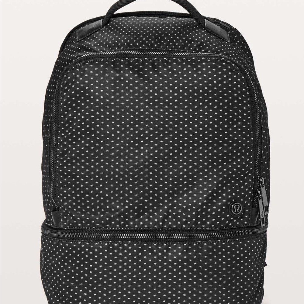 Lululemon City Adventurer BackPack Grey Dot Black